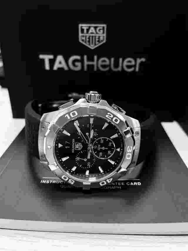 TAG Heuer Aquaracer 300M Black Dial Chronograph 43mm Men's Watch CAY1110.FT6041