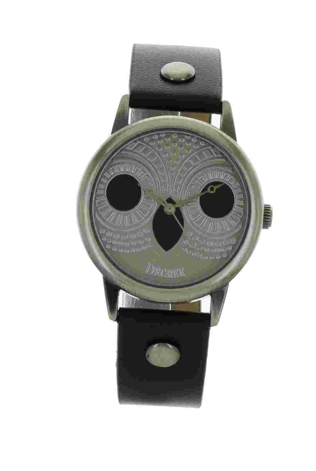 Decree Woman's DCR99 Quartz Owl Watch With Tan Band