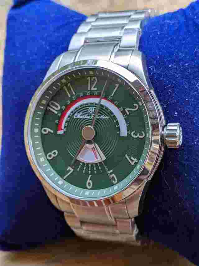 Charles Hutton Longbridge Green Face Watch S1-SS1042L  43mm