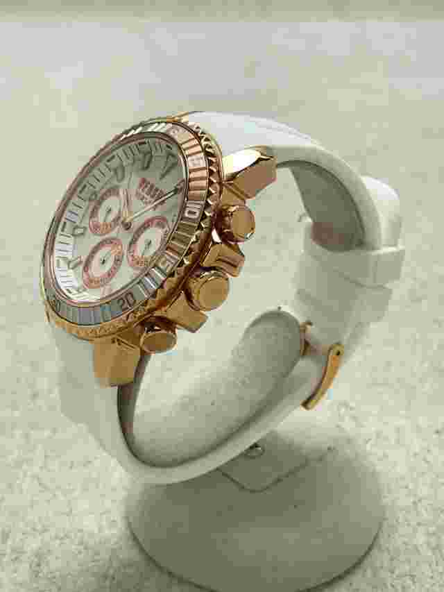 VERSUS VERSACE S30050017 Quartz Analog White Rubber Excellent JAPAN