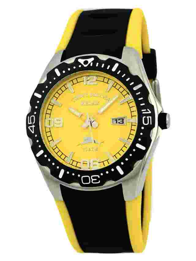Tommy Bahama Relax RLX1000 BEACH CRUISER Yellow Dial & Yellow+Black Strap Watch