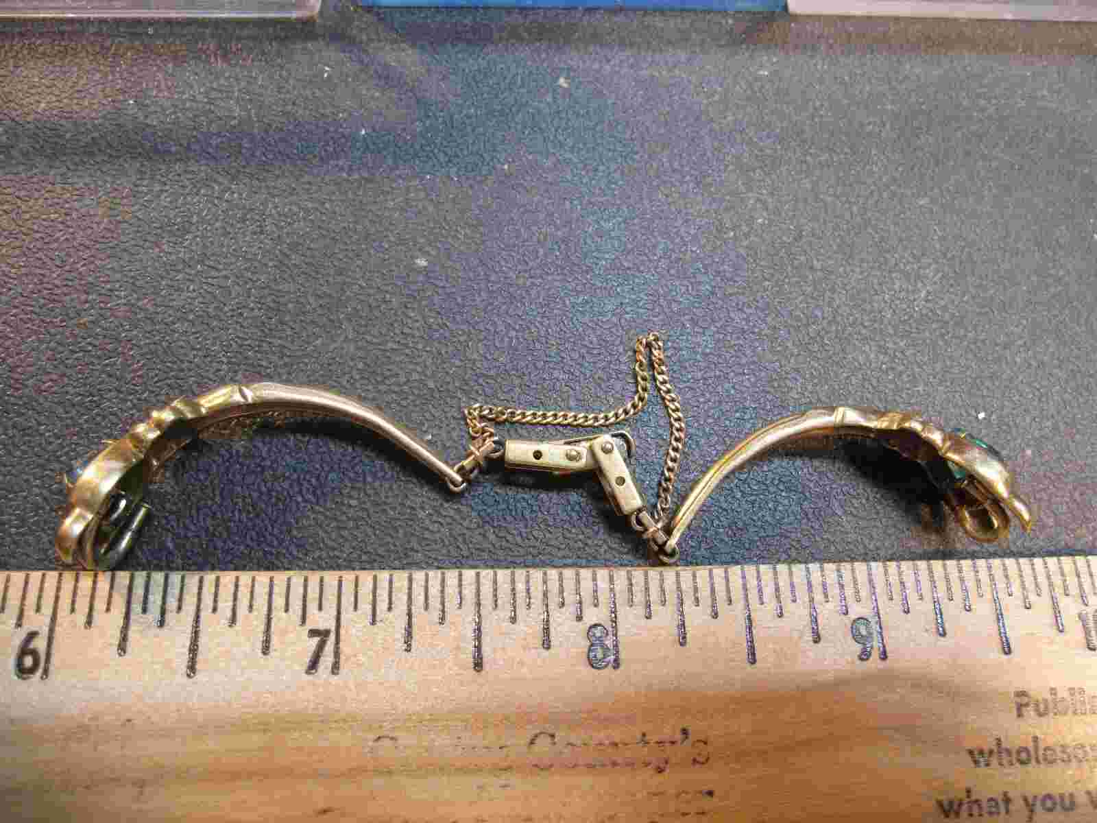 ladies gold filled Kreisler Quality .025 gold content 8.2 grams wristwatch band