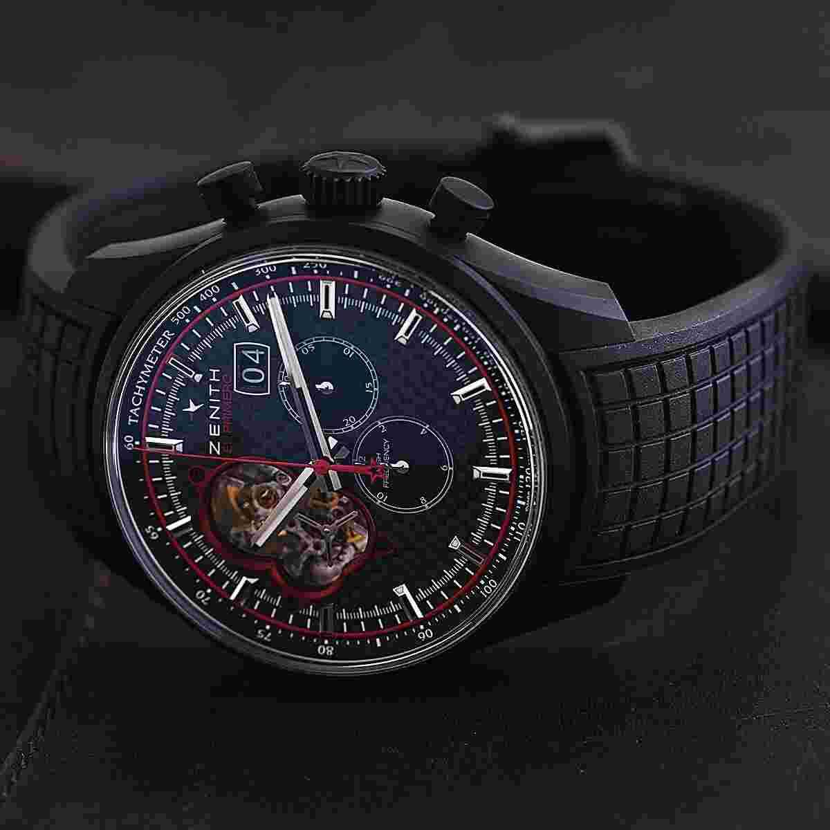 Zenith El Primero Men's Black Watch - 24.2160.4063/28.R515