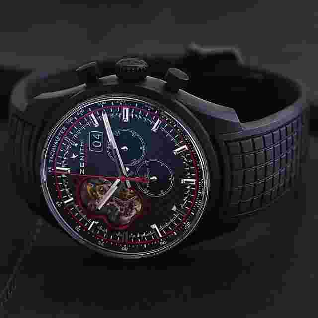 Zenith El Primero Men's Black Watch - 24.2160.4063/28.R515