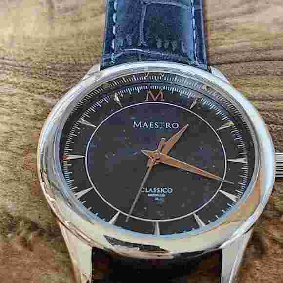 Maison Maestro Classico Modello stainless steel Italian watch
