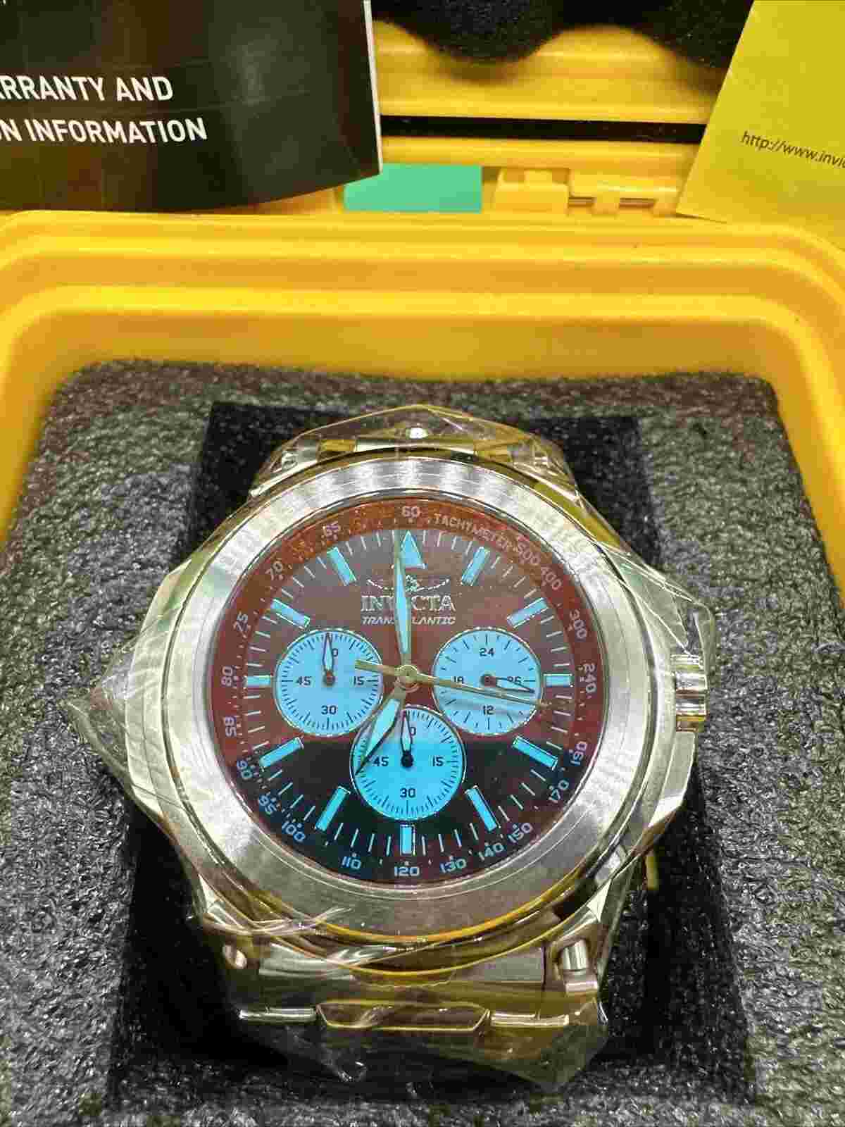 Invicta Reserve Men's 54mm Transatlantic Chronograph Tinted Crystal Watch 29747