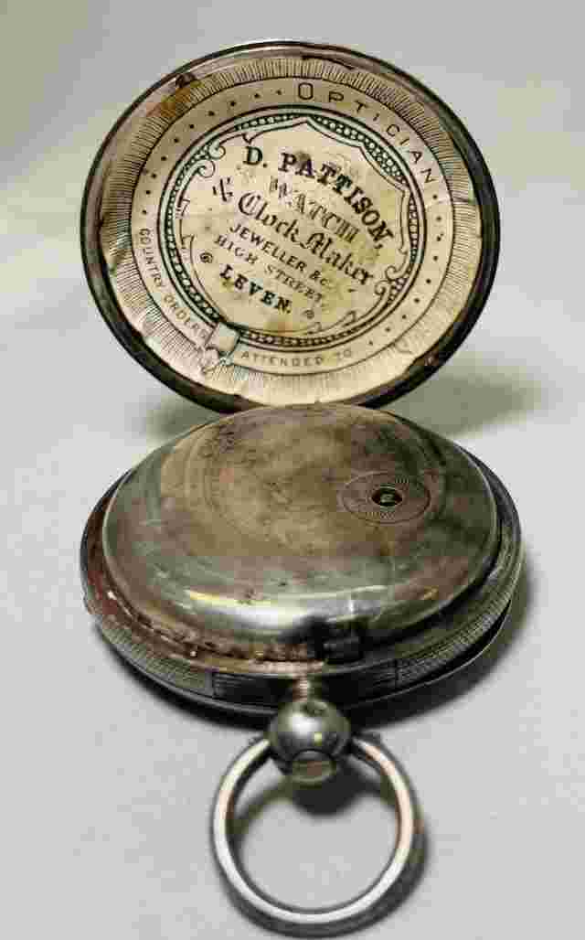 1874 London Henry Buckland Sterling & Gold Keywind Pick…TJ067