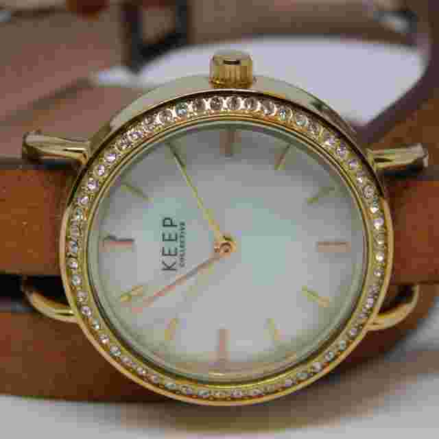 KEEP Collective Time Key Quartz Analog Women's Watch New Battery