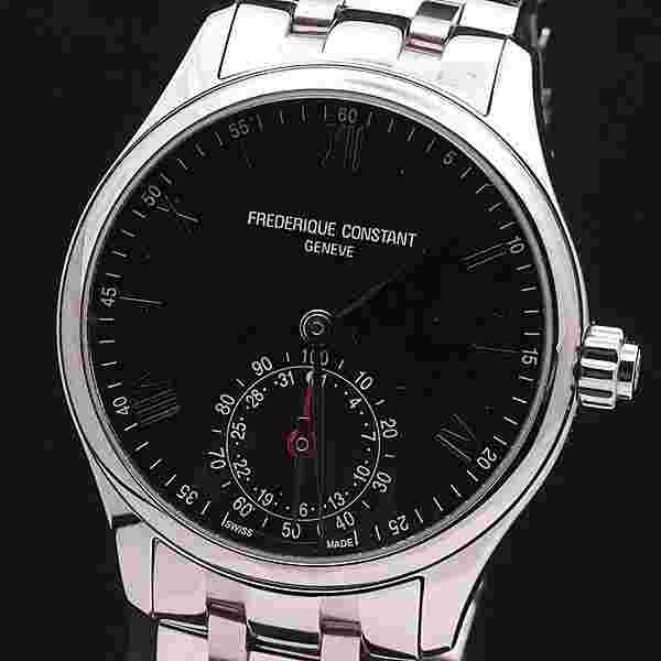 Frederick Constant Geneve FC-285X5B4/6 Black Dial Swiss Quartz Men's Smart Watch