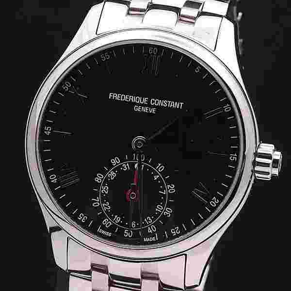 Frederick Constant Geneve FC-285X5B4/6 Black Dial Swiss Quartz Men's Smart Watch