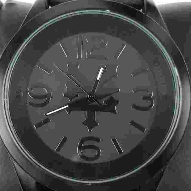 Zoo York All Black Quartz Watch Silicone Band