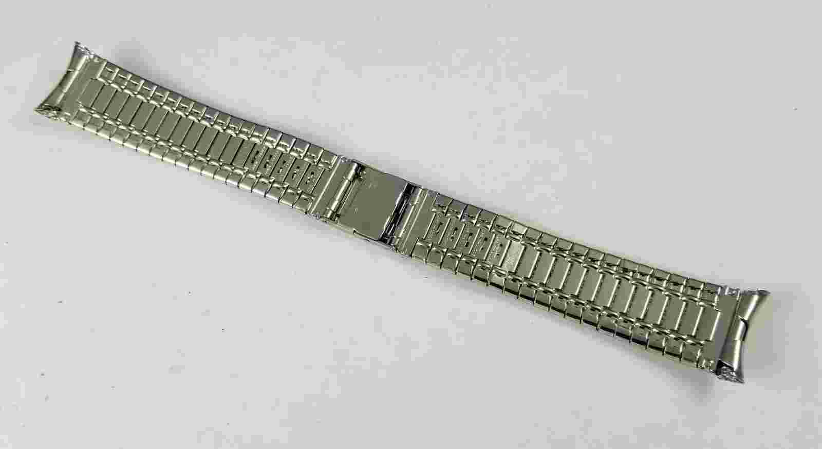 VINTAGE KREISLER MENS STAINLESS STL WRIST WATCH BRACELET BAND – 18.9mm 19mm NOS