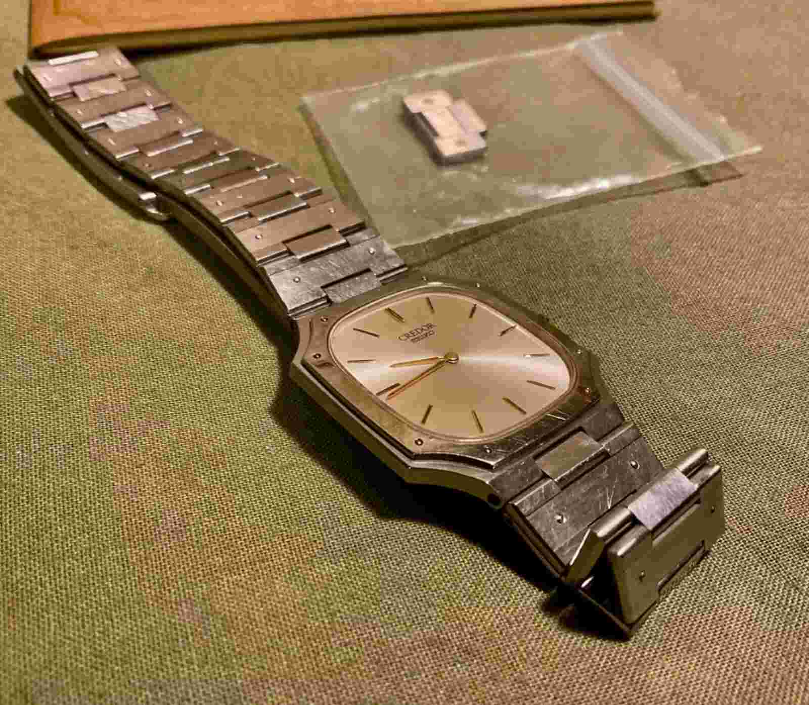 Collectible Credor Seiko 1982 Watch 9300 5070 ‘Genta’ with Original Paperwork