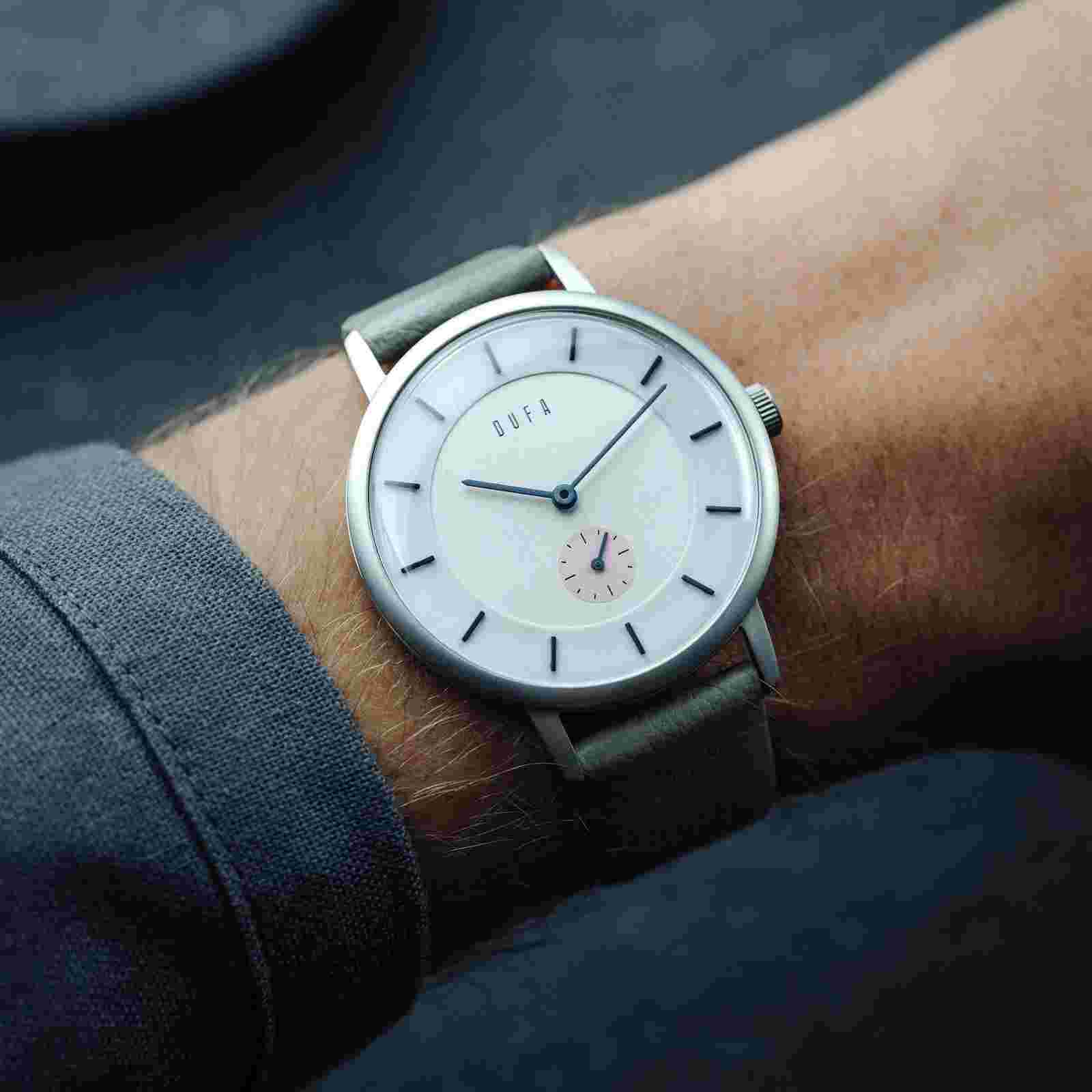 Dufa X Kroyer Saetter Lassen Stainless Steel 38mm Japanese Quartz Wristwatch DF-