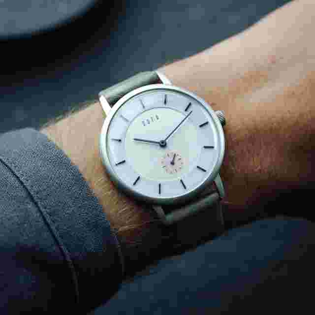 Dufa X Kroyer Saetter Lassen Stainless Steel 38mm Japanese Quartz Wristwatch DF-