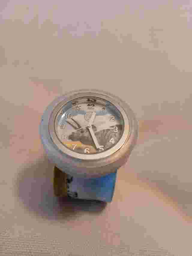 watchitude Slap Bracelet watch Dinosaur Jurrasic Quest Triceratops 3 Horn
