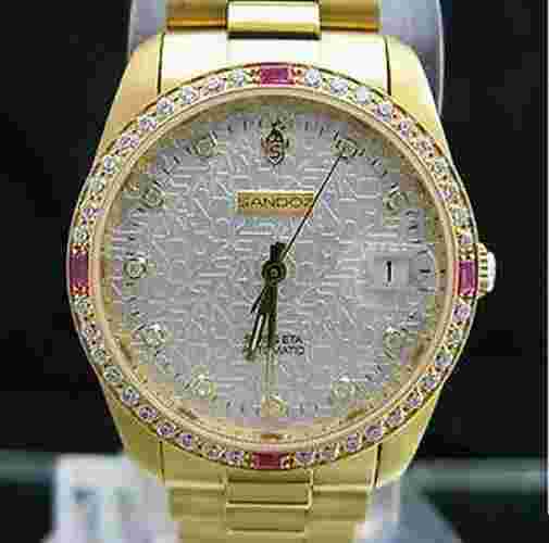 Sandoz Gold Stainless Steel Automatic Men's Watch P3906D-70-2WG