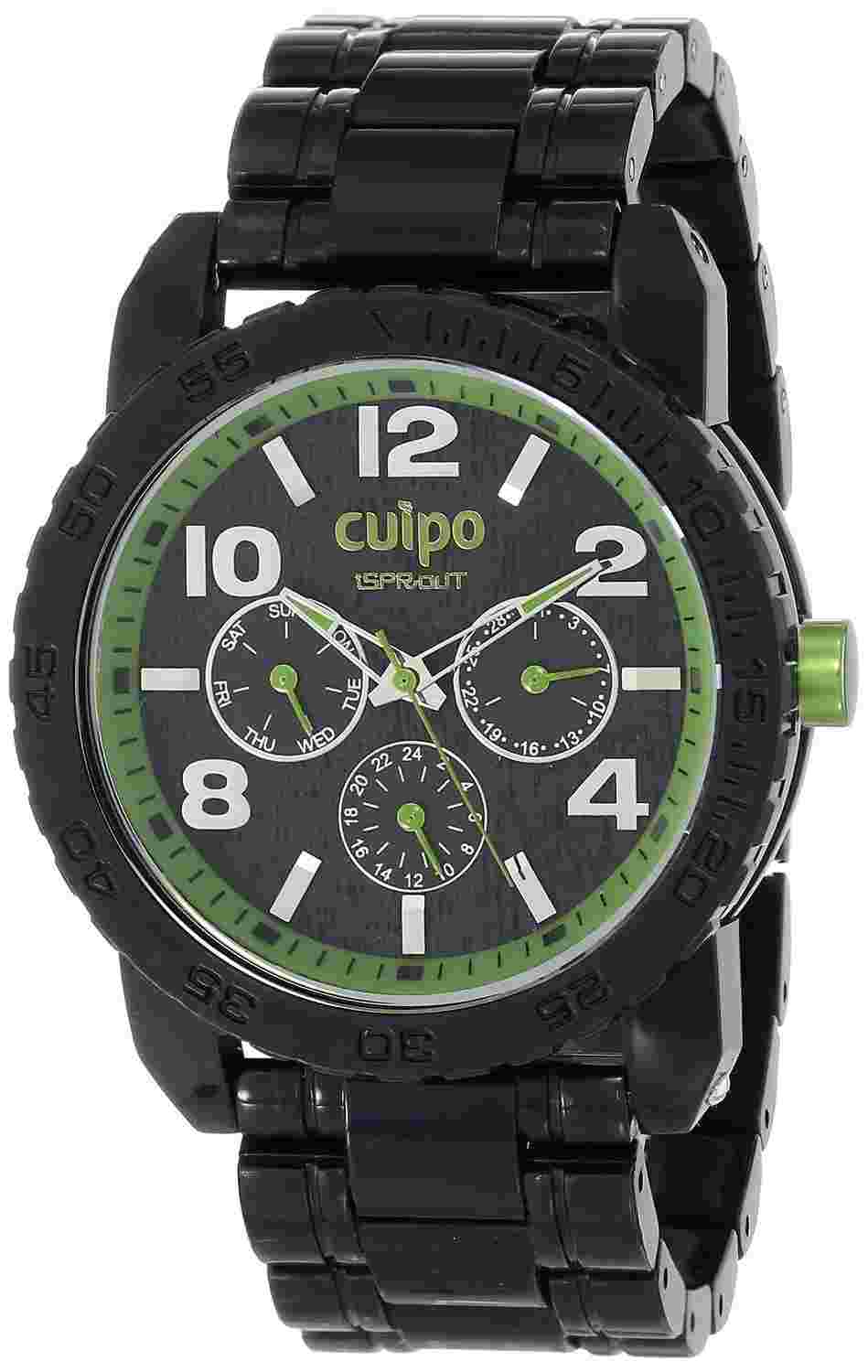 SPROUT BLACK CORN RESIN BRACELET CHORONO CUIPO COMMANDER GREEN ACCENTED SC/7000