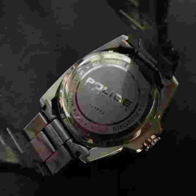 Police Timepiece 12157J Stainless Steel 10atm Men's Wrist Watch Japan Shipped