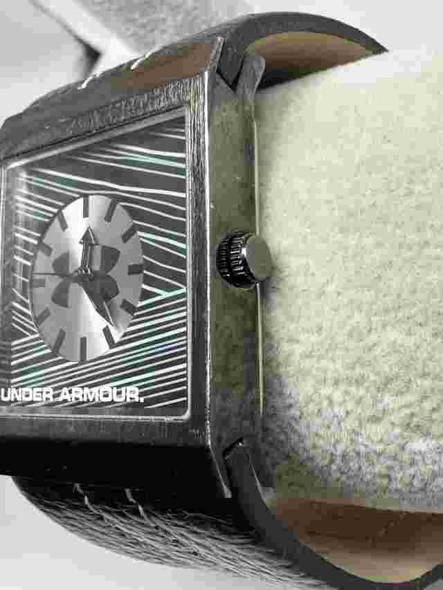 Under Armour Rockwell Mercedes Mens Watch New Battery 35MM 8" Leather Band D76
