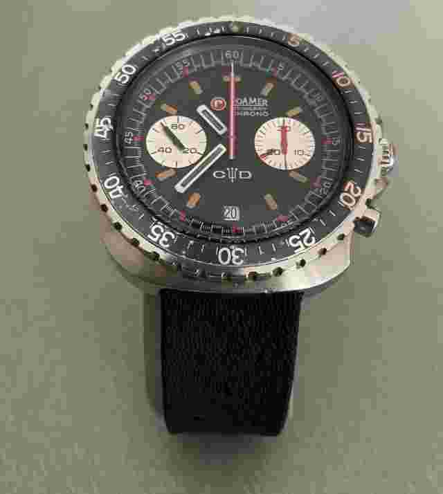 Roamer Stingray Chronograph Hand Winding Watch 44 mm Case Size ETA 7734