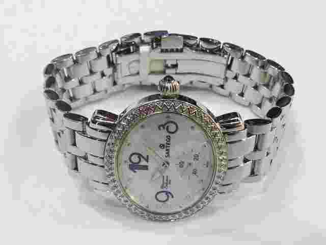 SARTEGO Women's Diamond Collection White Dial Swiss Quartz Watch SDWT060S