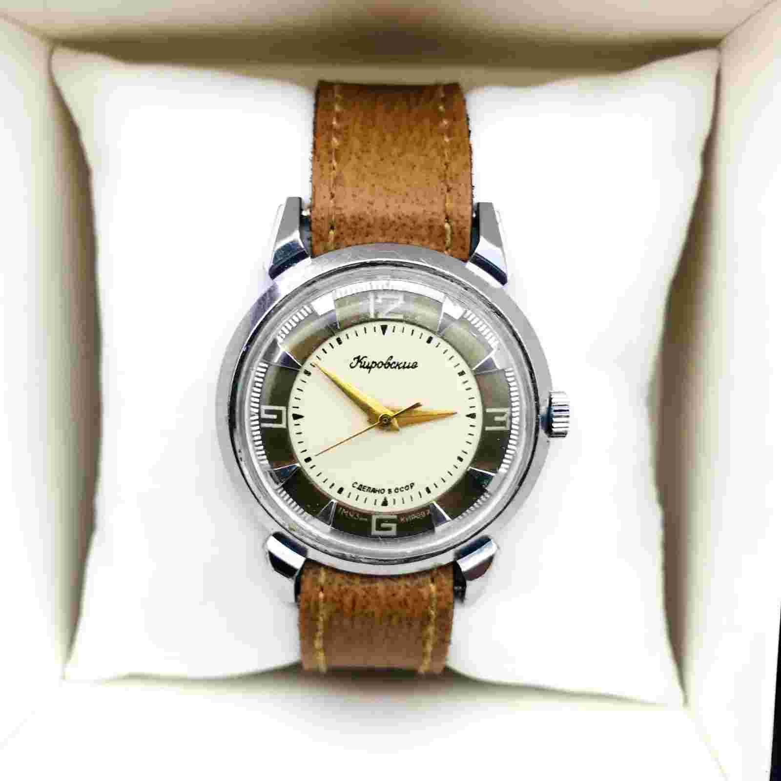 🦀 Vintage Kirovskiye 1 MCHZ watch Kirovskie Crab 1950s USSR Poljot Soviet SU