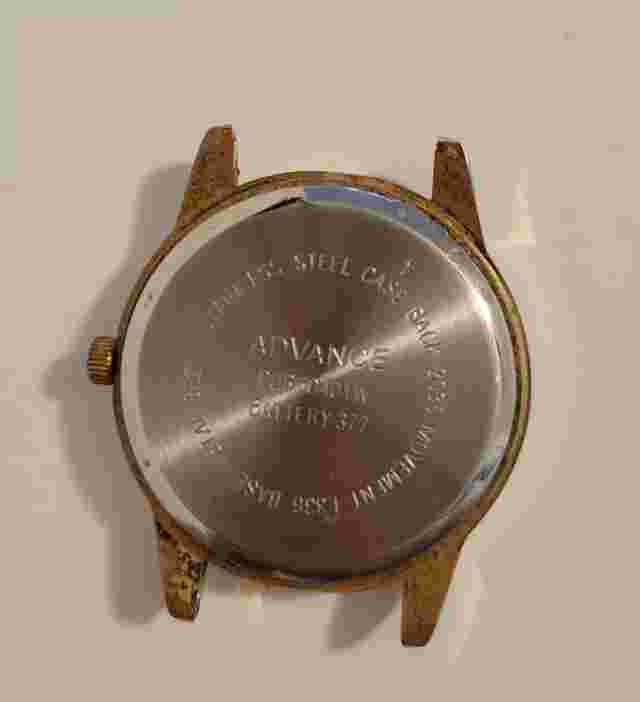 Advanced Quartz Wristwatch Stainless Steel Base Metal w/New Battery