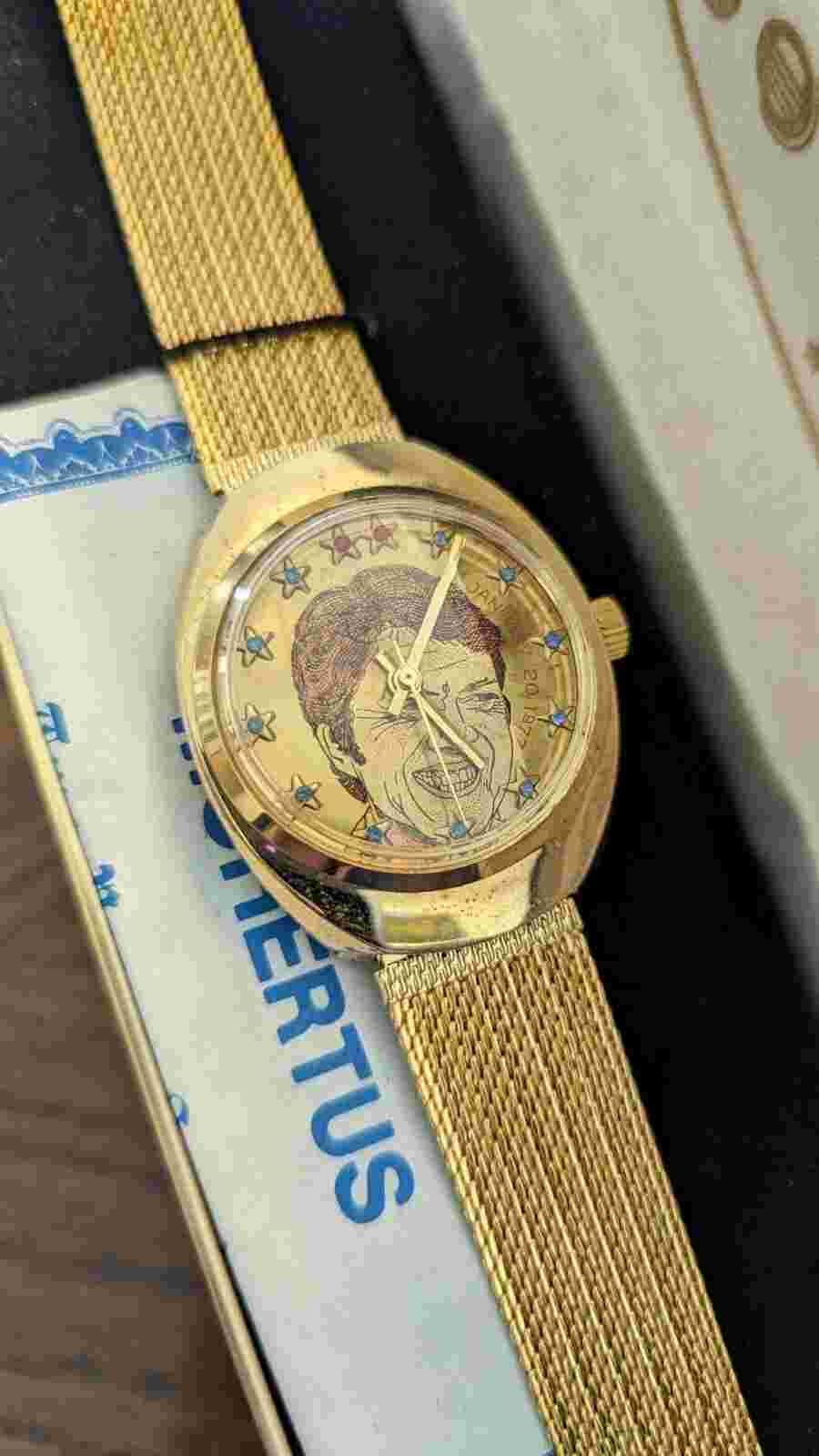 His and Hers JIMMY CARTER, Inauguration Day Watches, Manual Wind, ROUAN, Swiss