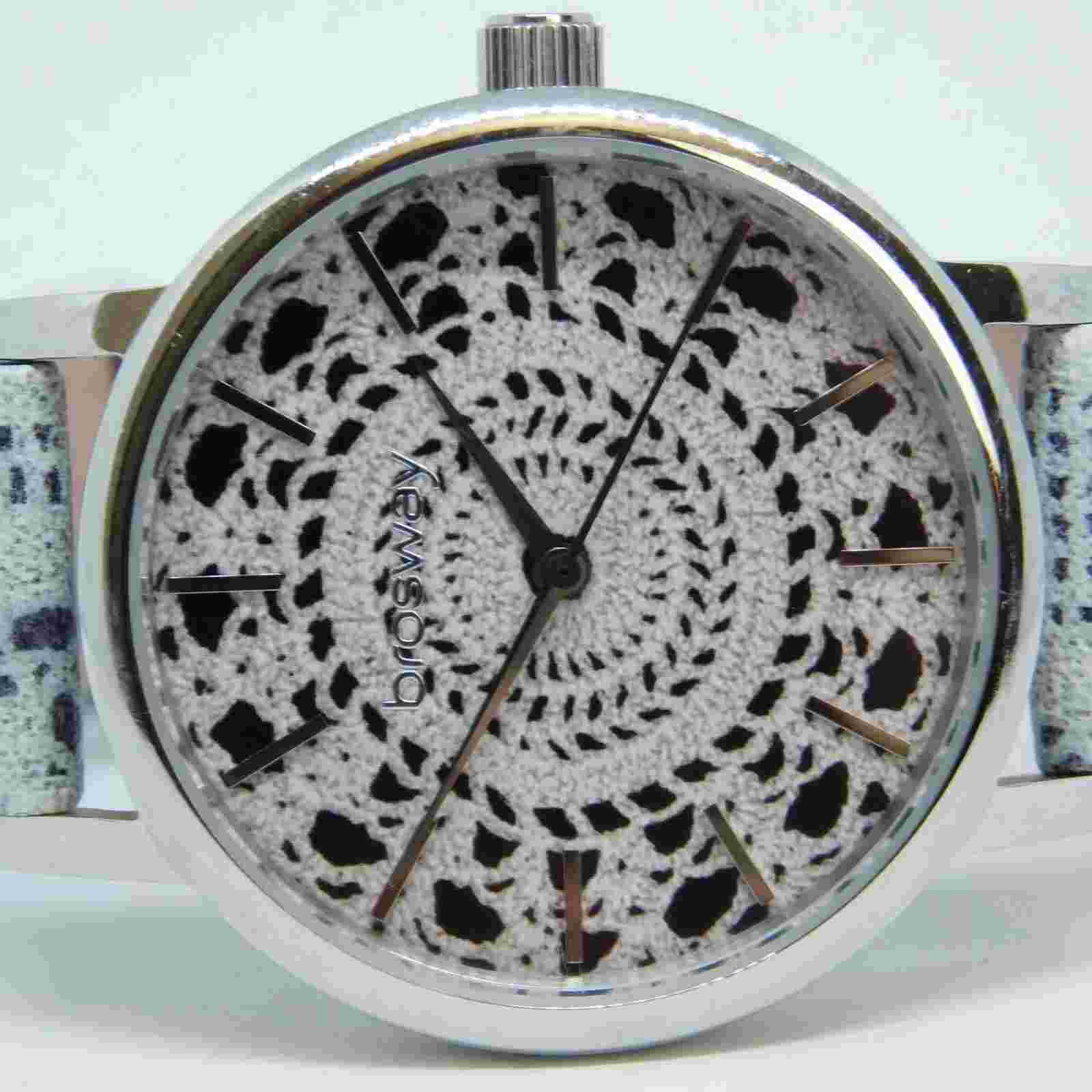 brosway Gitana WGI19 Lovely Lace Quartz Analog Women's Watch New Battery