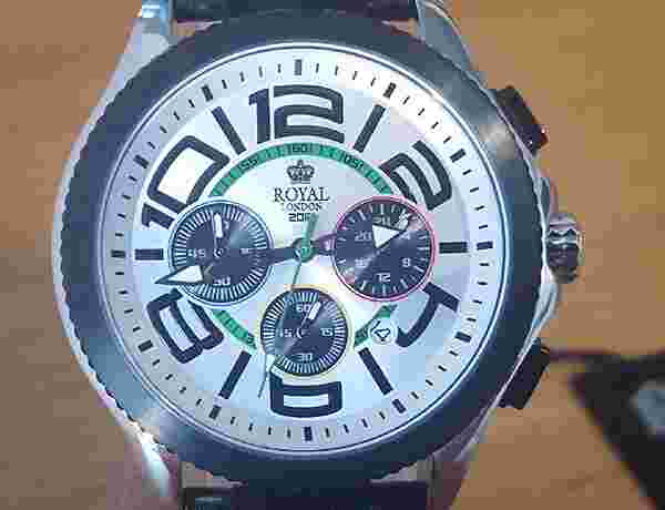 Gents Multi Dial Royal London Watch 41112-01 The Olympian Boxed