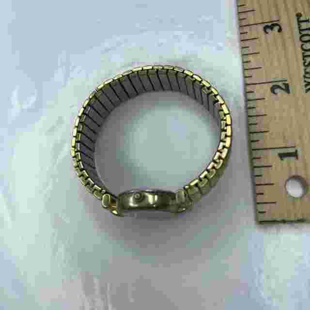 A Nelsonic LF19 Gold Ladies Stretch Retro Japan Stainless Untested