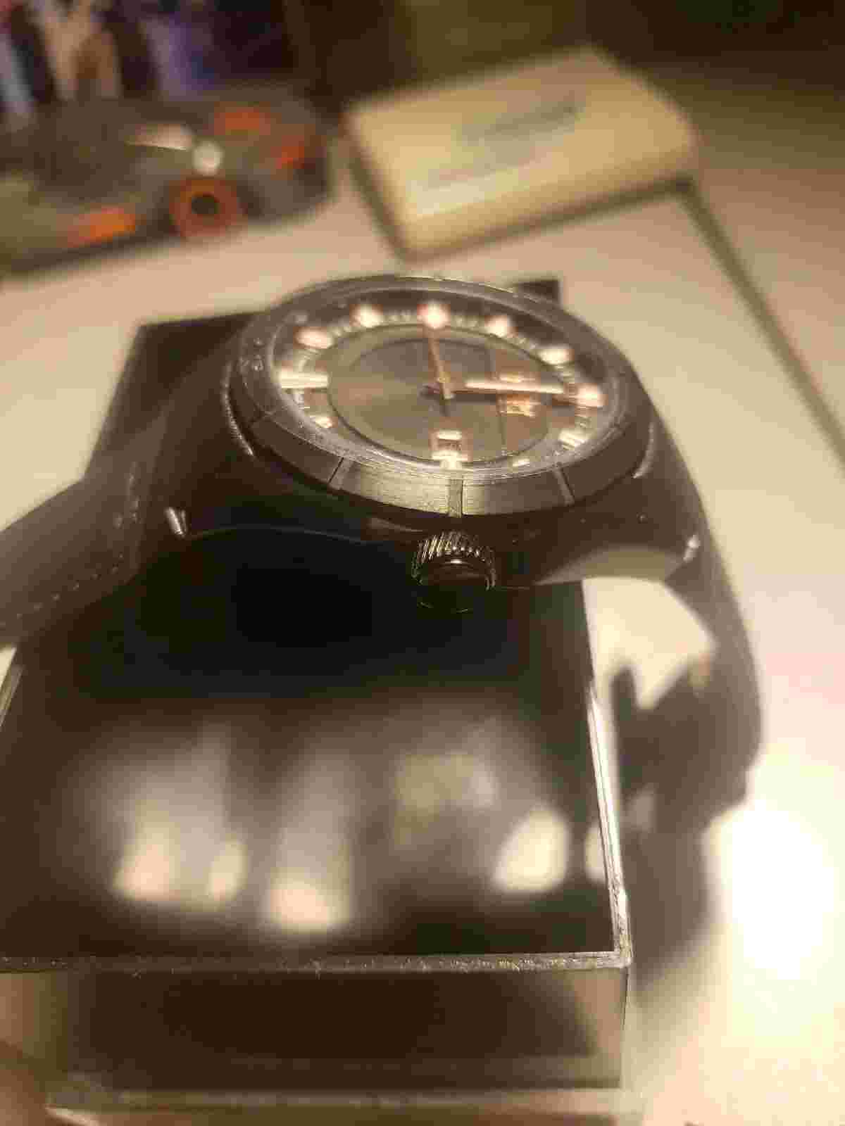 Wohler 1291M Men's Swiss Made Adorno Collection Black Watch 008/500