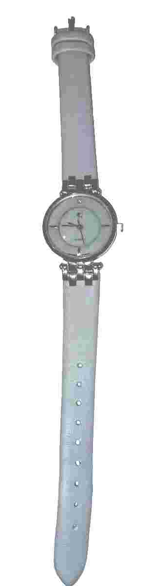 Women's Charming Charlie Watch Beige Dial Gold Tone Case Beige/Blush Band