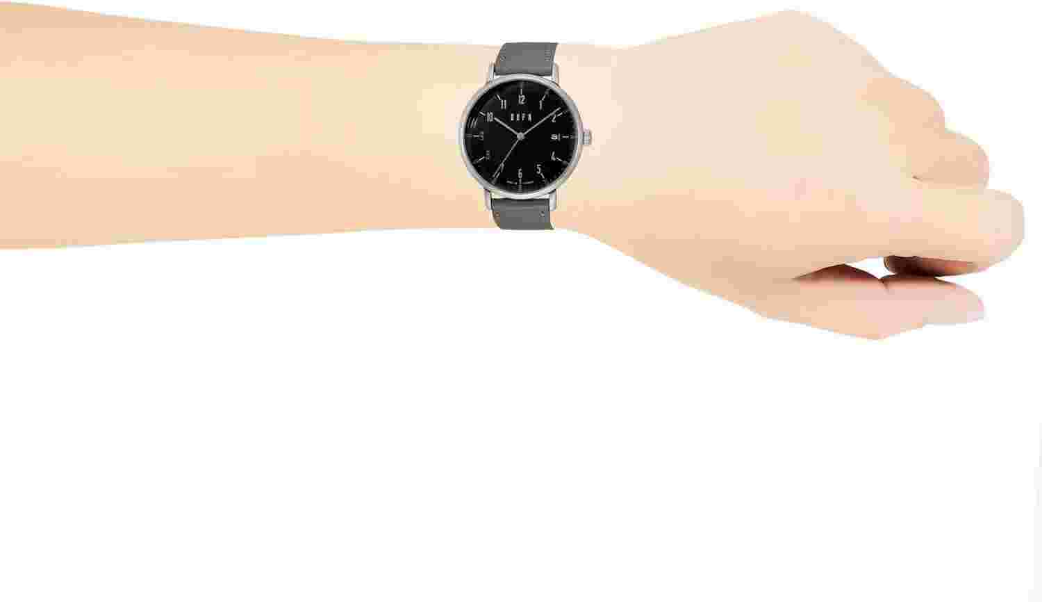 DUFA Breuer Automatic Watch Black Dial 38MM DF-9011-0A Gray