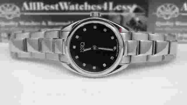 ESQ by Movado 07101355 Swiss Black Dial Diamond Women's Watch $395 - GREAT GIFT