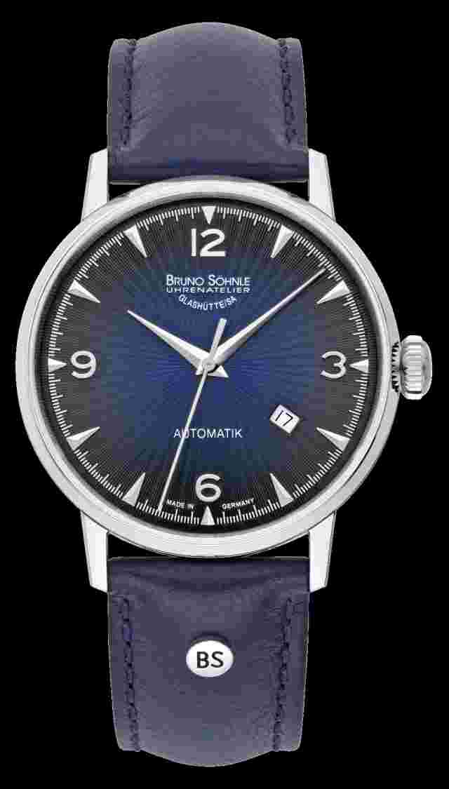Bruno Söhnle Glashütte Stuttgart Automatik II Big Wristwatch Made in Germany 17-