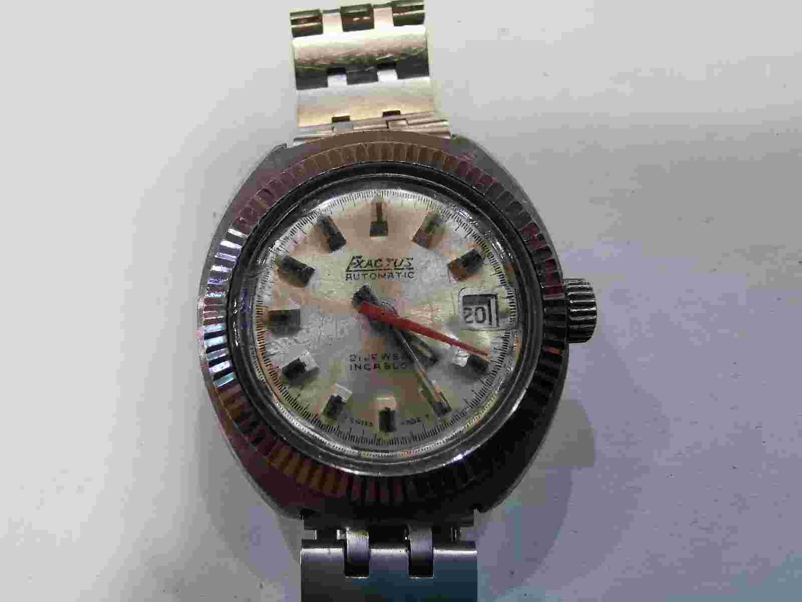 Vintage SWISS MADE WOMEN WATCH EXACTUS AUTOMATIC