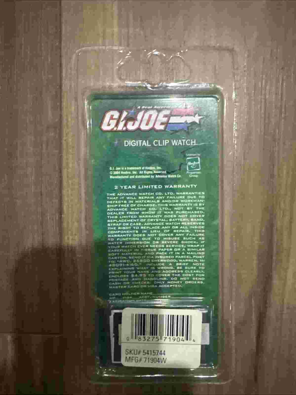 GI Joe LCD Watch-Very Rare-Brand New-SHIPS N 24 HOURS