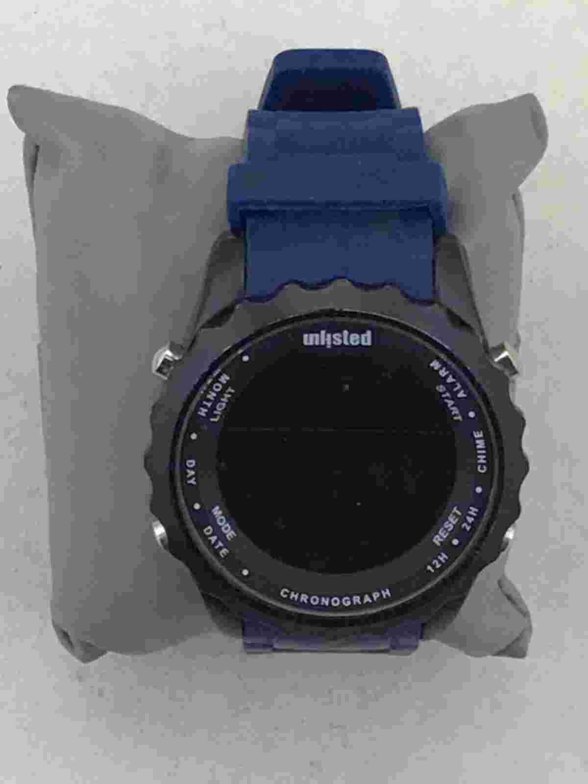 UNLISTED WATCHES  'Sport' Quartz Metal with blue silicone band model  10030902
