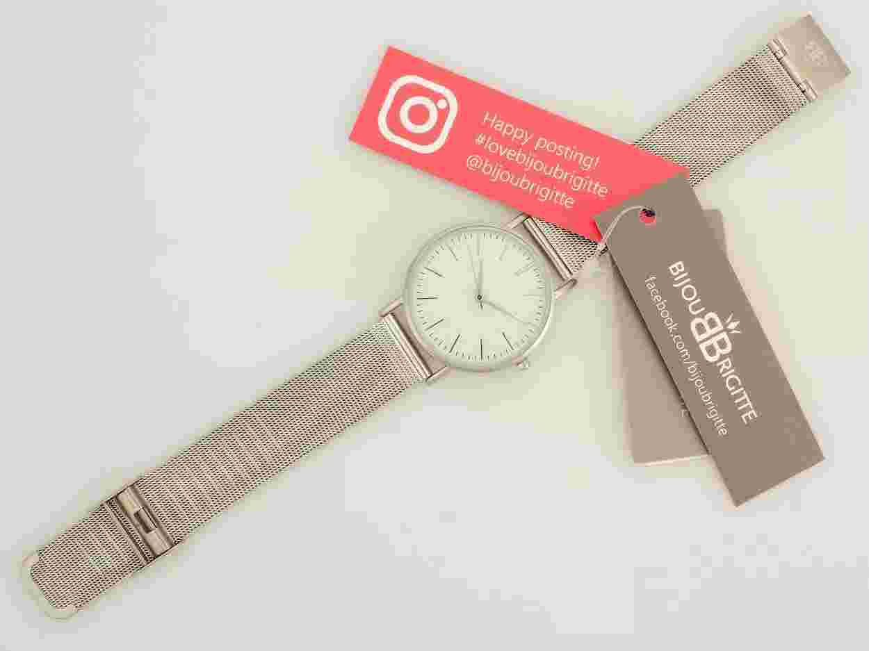 Bijou Brigitte Silver Knight Watch