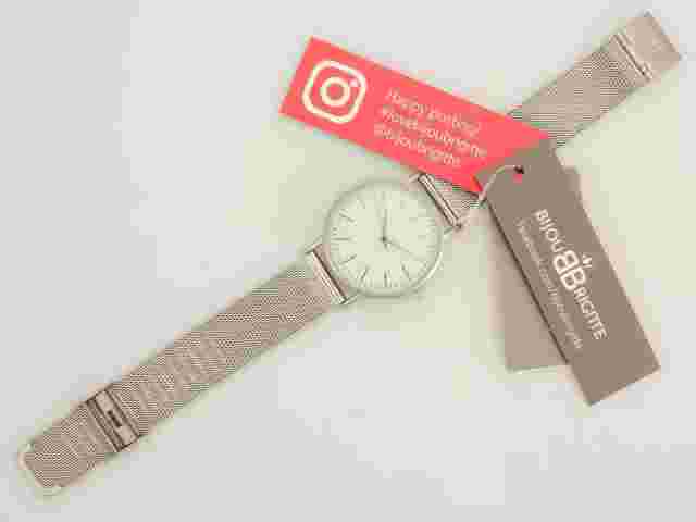Bijou Brigitte Silver Knight Watch