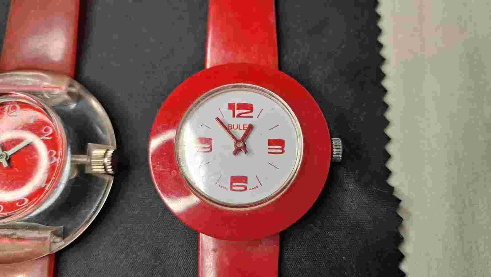 2x Buler and Ruhla Platic watches
