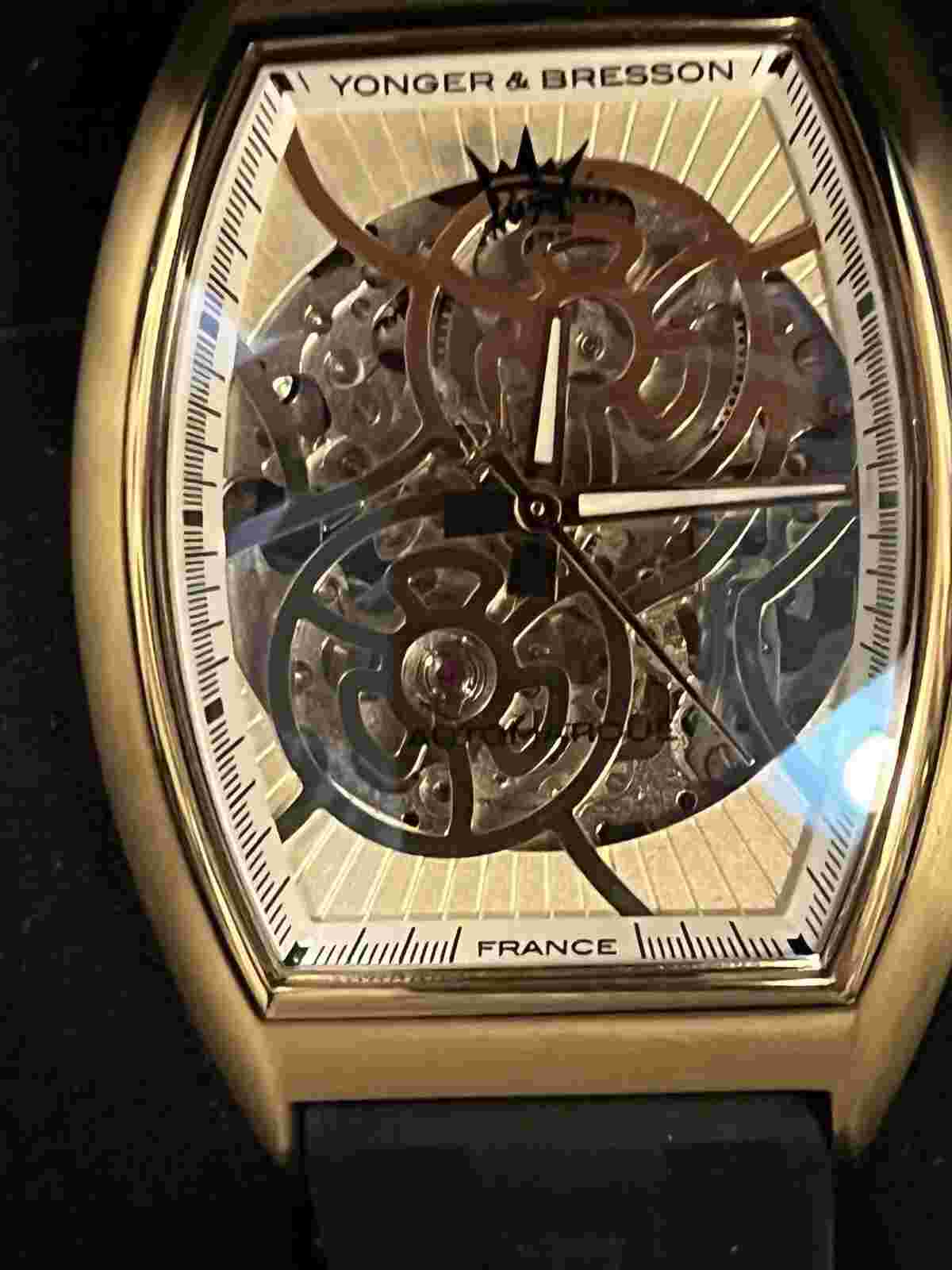Yonger and Bresson Men's YBH 8580-13 Automatic Watch Made In France new