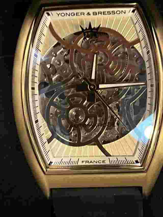 Yonger and Bresson Men's YBH 8580-13 Automatic Watch Made In France new