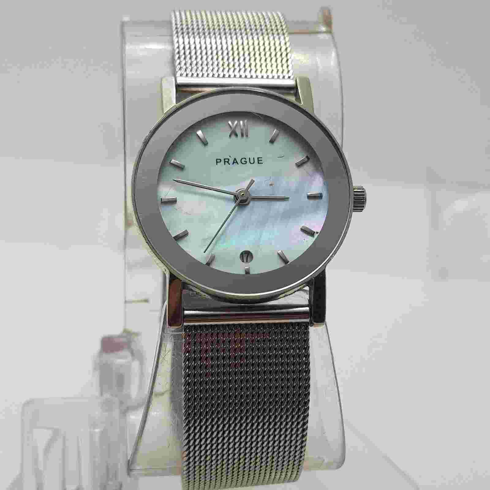 PRAGUE Quartz Analog Women's Watch Water Resistant Japan Movement...NEW BATTERY