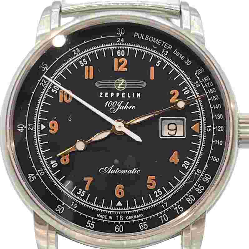 Zeppelin 100 Years Automatic Pulsometer Date Display 7654-5 Watch - 17 off