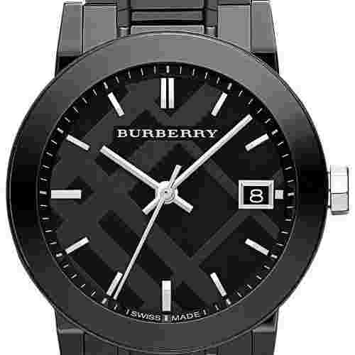 NWT Burberry Unisex Classic Checked Analog Quartz 34mm Watch BU9181