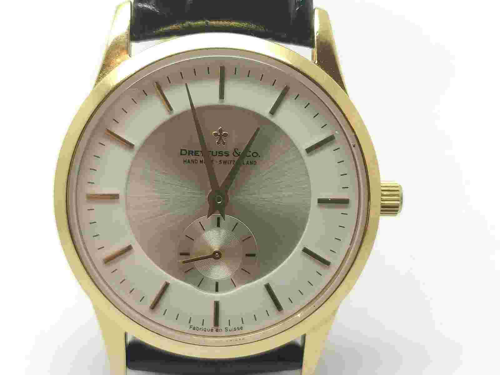 Mens Dreyfuss Co 1946 Watch DGS00002/03  Handmade Switzerland No:8825 (308D)