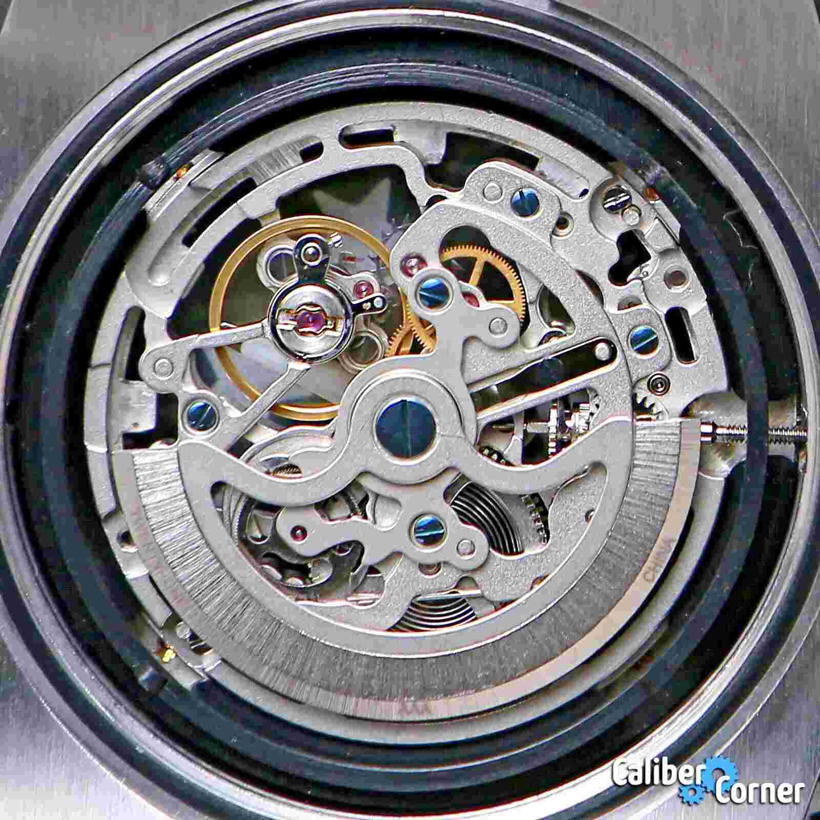 ANDROID  SILVER-JET AUTOMATIC MOVEMENT AD542 SEAGULL TY2809 200M 21 JEWEL BEAUTY